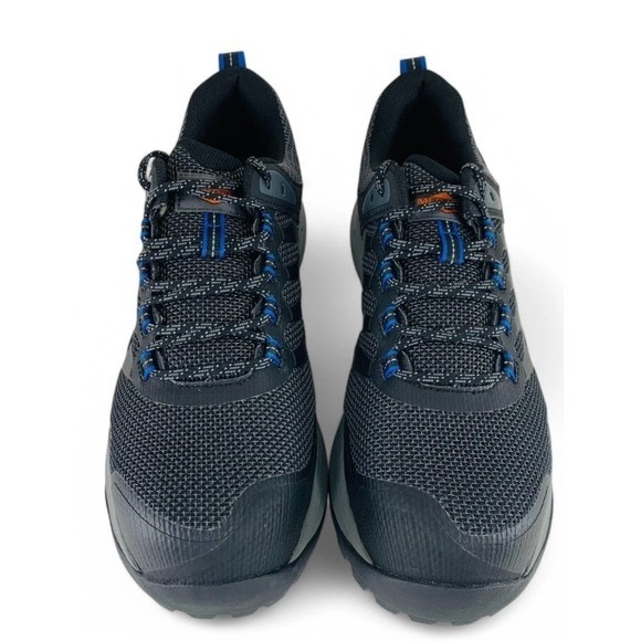 Merrell NEW Moab Nova 3 Safety carbon Toe Work Shoes Black Blue Mens Size 8.5 M - Picture 3 of 6